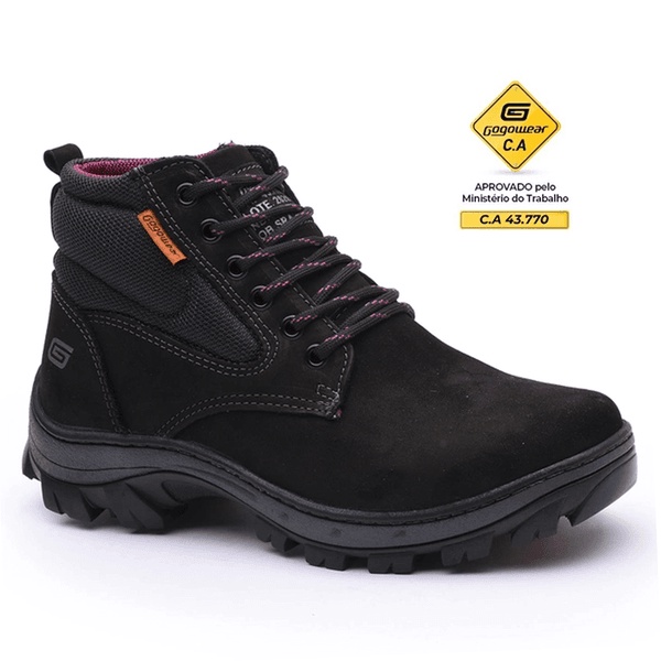 Bota feminina hot sale de trabalho