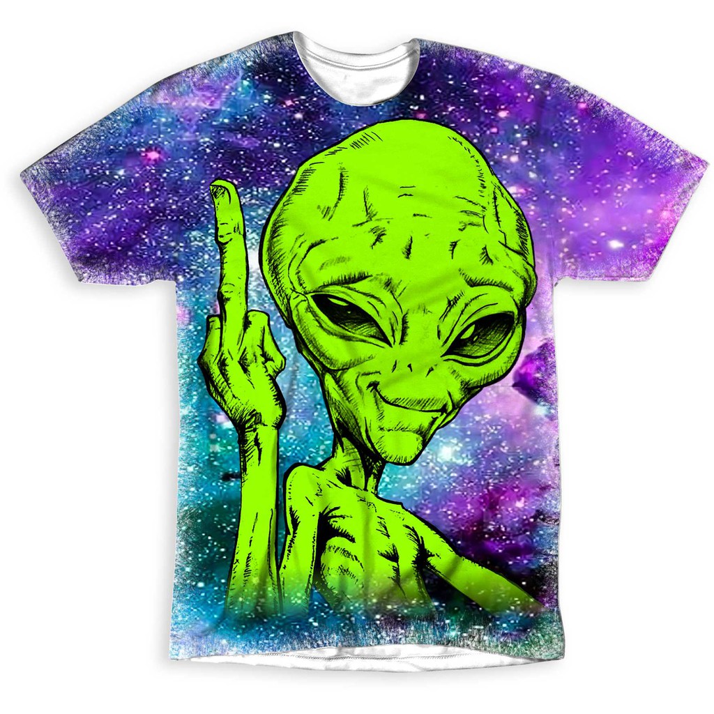 Camiseta masculina Alien Pizza Extraterrestre Desenho Camisa Blusa Branca  Estampada em Promoção na Americanas