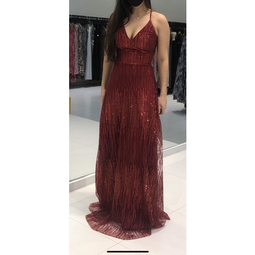 Vestido madrinha best sale vinho marsala