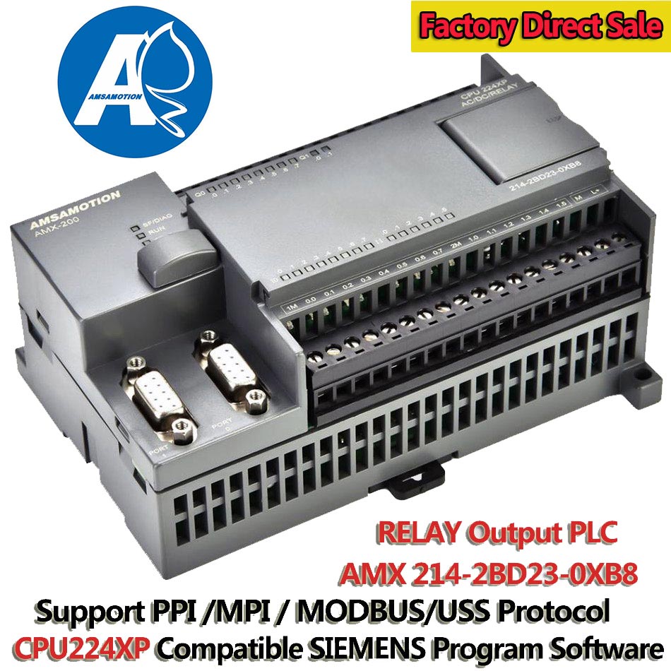 Controlador Lógico Programável SZ YY CPU224XP PLC Substituir Siemens ...