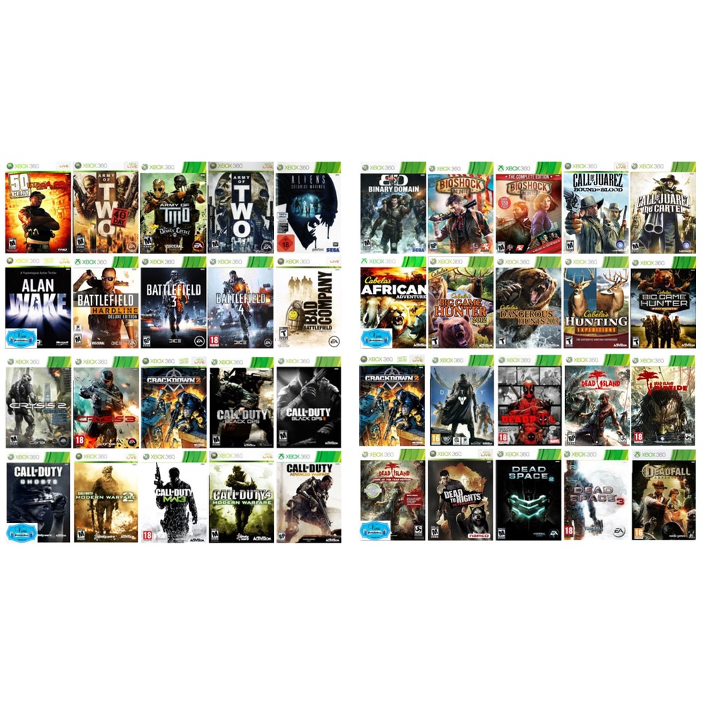 Jogos P/ Xbox360 Desbloq(LT/LTU/RGH/JTAG)