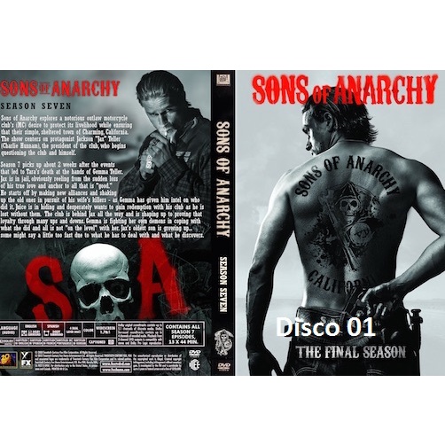Dvd Sons of Anarchy - As 7 Temporadas Completas - Legendado ou
