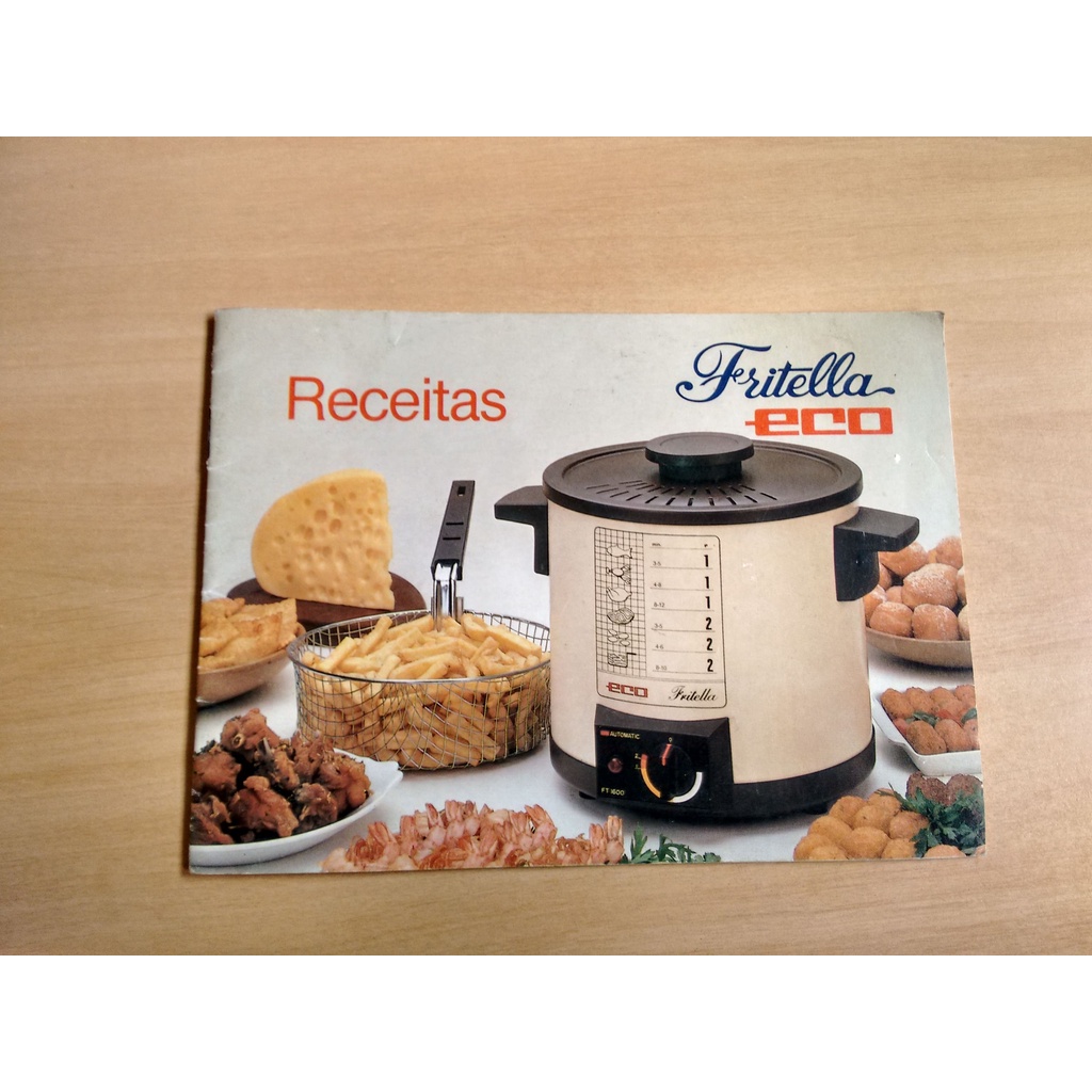 Catálogo De Receitas Fritella Eco Fritadeira Salgados 649p | Shopee Brasil