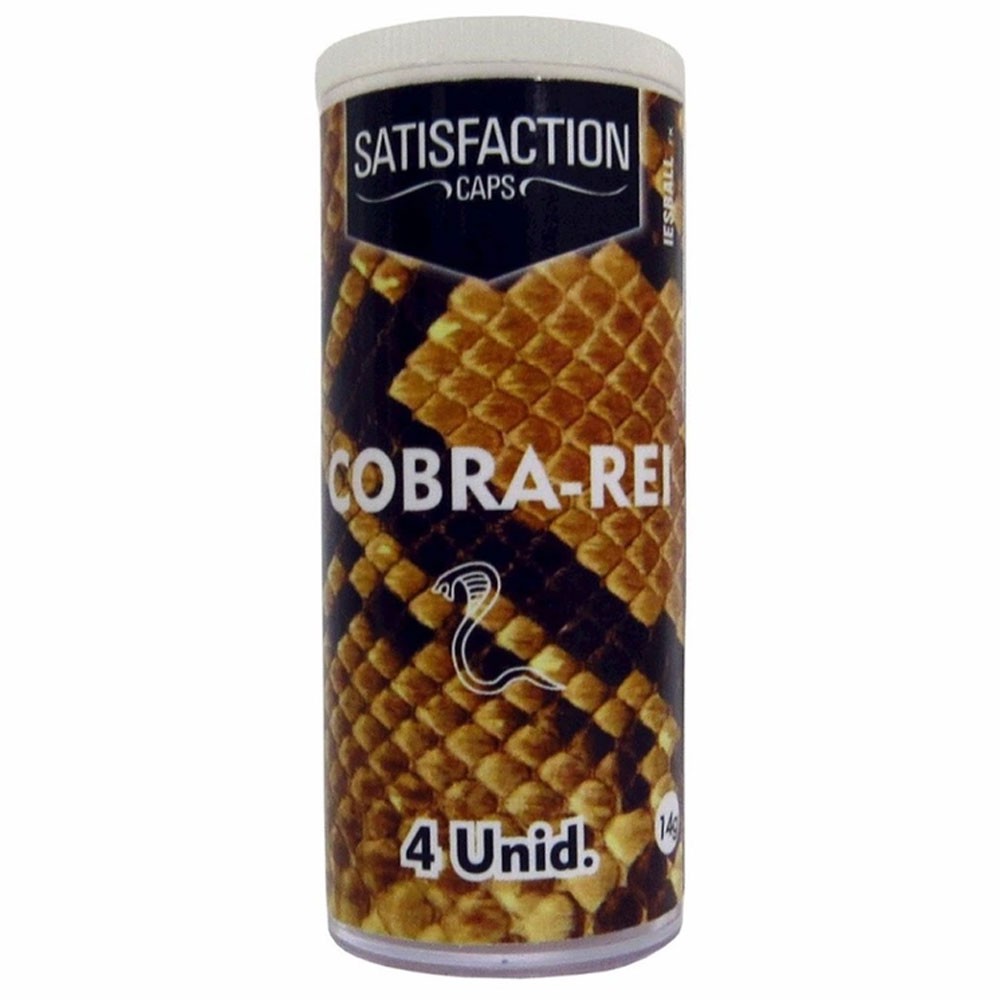 Bolinha Funcional Satisfaction Caps Cobra Rei 4 Unidades Shopee Brasil 