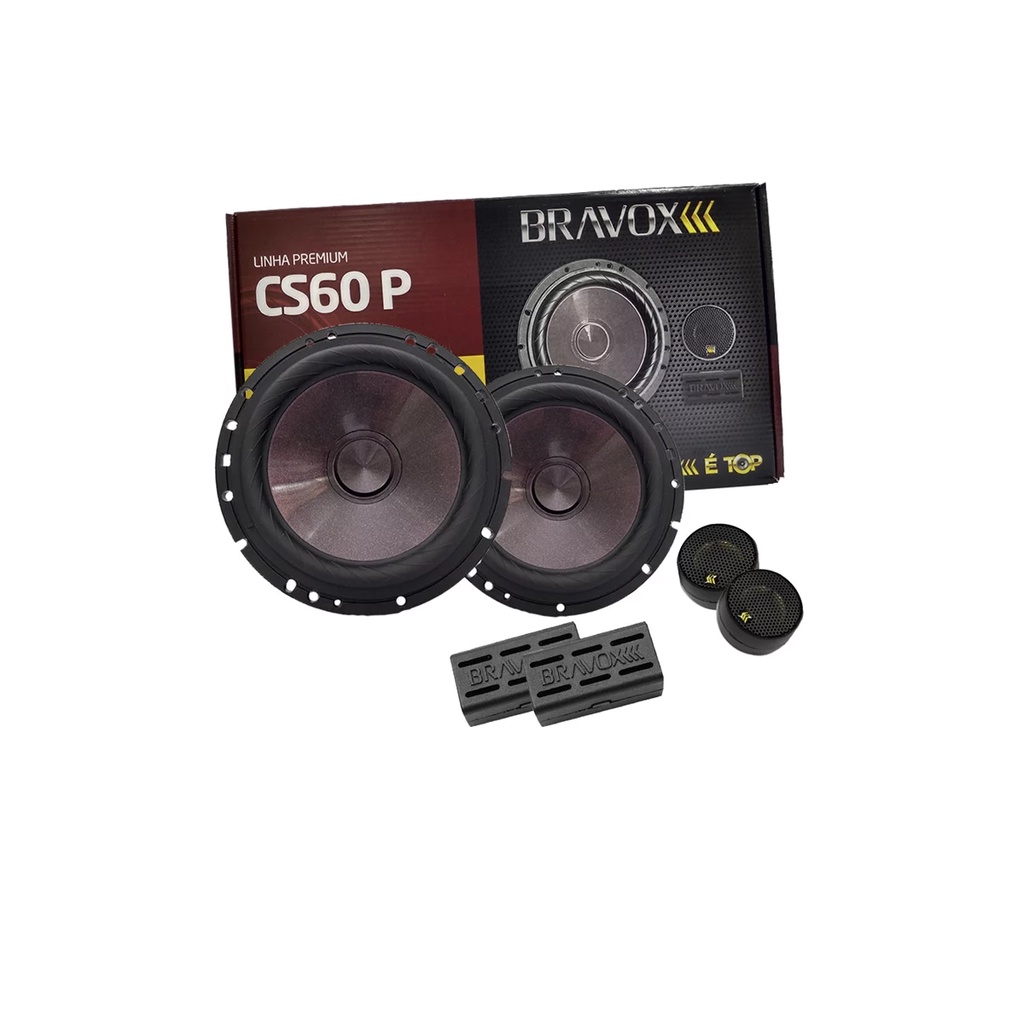 Kit Duas Vias Bravox Tweeter Cs P Linha Premium W Rms Shopee Brasil