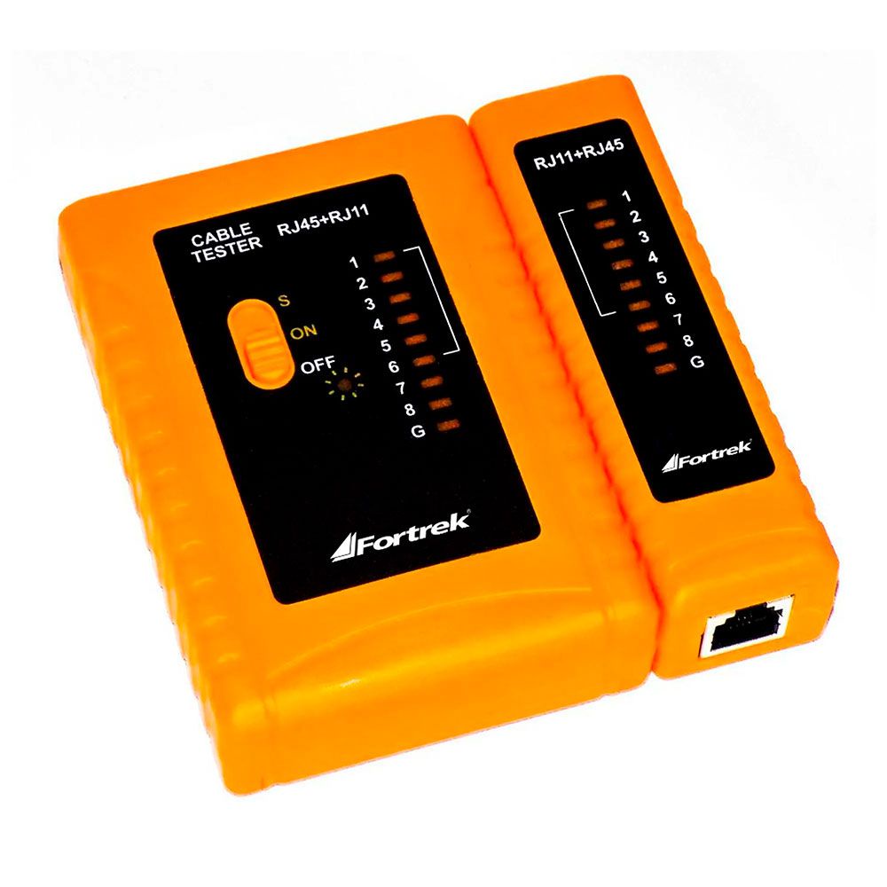 Testador de Cabos Lan RJ-11 e RJ-45 TCF101 FORTREK / HAYOM