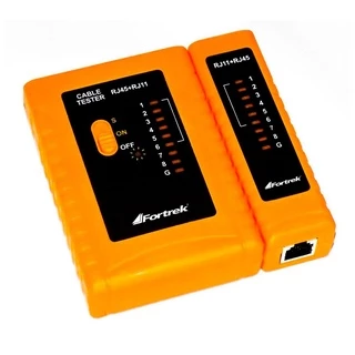 Testador de Cabos Lan RJ-11 e RJ-45 TCF101 FORTREK / HAYOM