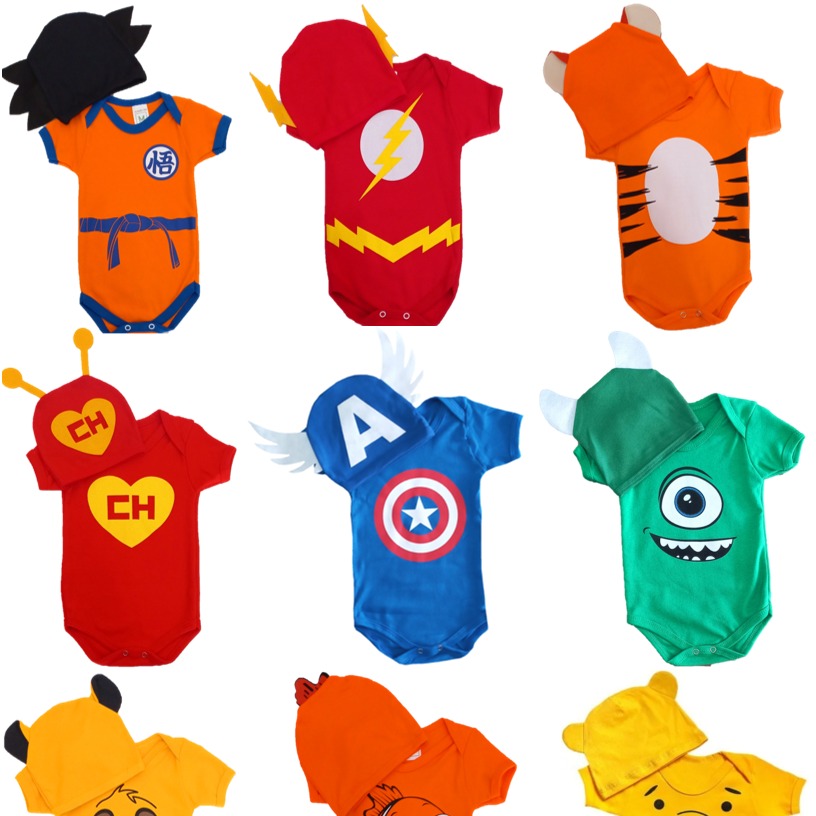 Kit Body Temático Moana, Roupa Infantil para Bebê Nunca Usado 89919052