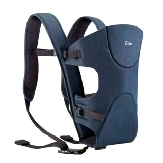 Canguru para Bebê 3 posições Até 9kgs Marinho - Lillo em Oferta na Shopee