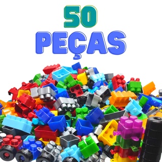 250 Multiblocos-Educativos-Fácil De Montar-Peças  Diversificadas-Colorida-Brinquedo tipo Lego em Promoção na Americanas