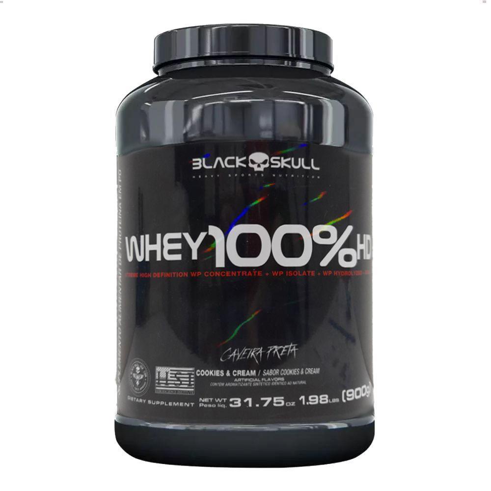 Whey 100 HD Cookies Cream 900g – Black skull