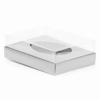 Caixa Ovo de Colher - Meio Ovo de 1Kg - Branca - 5 Unidades - Assk - Páscoa Rizzo Embalagens em Oferta na Shopee