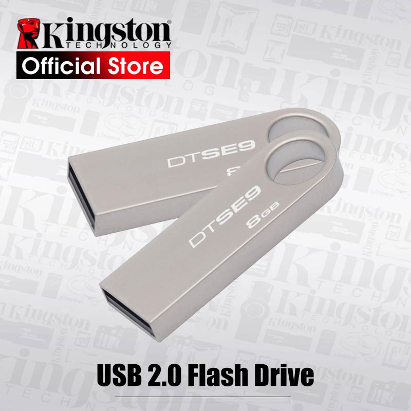 Pen Drive USB 32GB 2.0 16GB Material Metálico DTSE9H Flash Stick