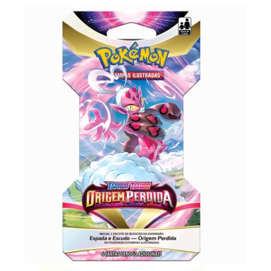 Blister Pokémon - Espada e Escudo Origem Perdida - Copag | Shopee Brasil