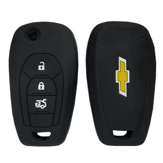 Capa de Silicone para Chave canivete Chevrolet Gm Onix Spin S10 Cobalt Tracker 2019 2020 2021