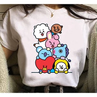 Camiseta camisa BT21 BTS Tata Chimmy Cooky RJ