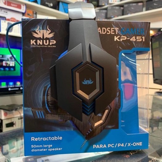 Headset Gamer KNUP KP451 Shopee Brasil
