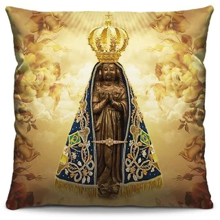 Capa De Almofada 40x40 Religiosa Santa