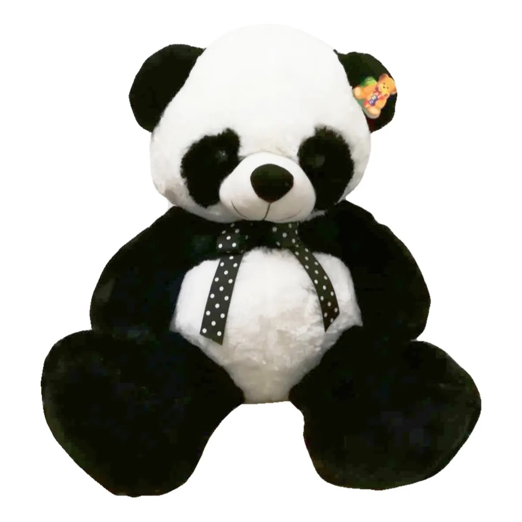 Urso Panda De Pelúcia Muito Fofinho De 38 Cm Com Laço - Alfabay - Cubo  Mágico - Quebra Cabeças - A loja de Profissionais e Colecionadores!