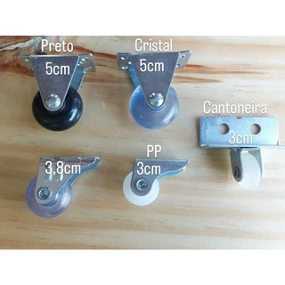 Rodinha Rodizio Roda Fixo Para Sofá, Box, Moveis - 6 UNIDADES