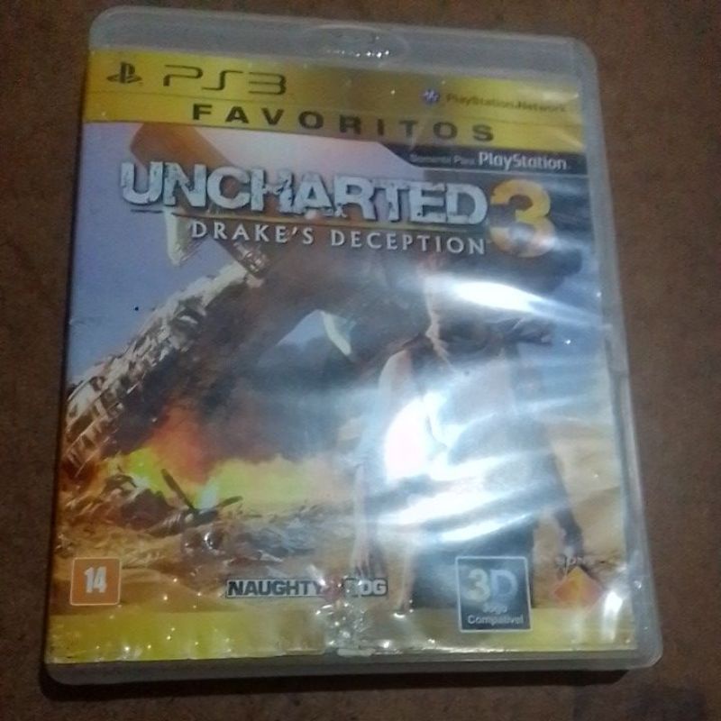Jogo Uncharted 3 original.