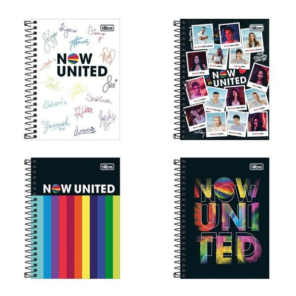 Caderno Tilibra Espiral Capa Dura Univ Now United Fls Tilibra Shopee Brasil