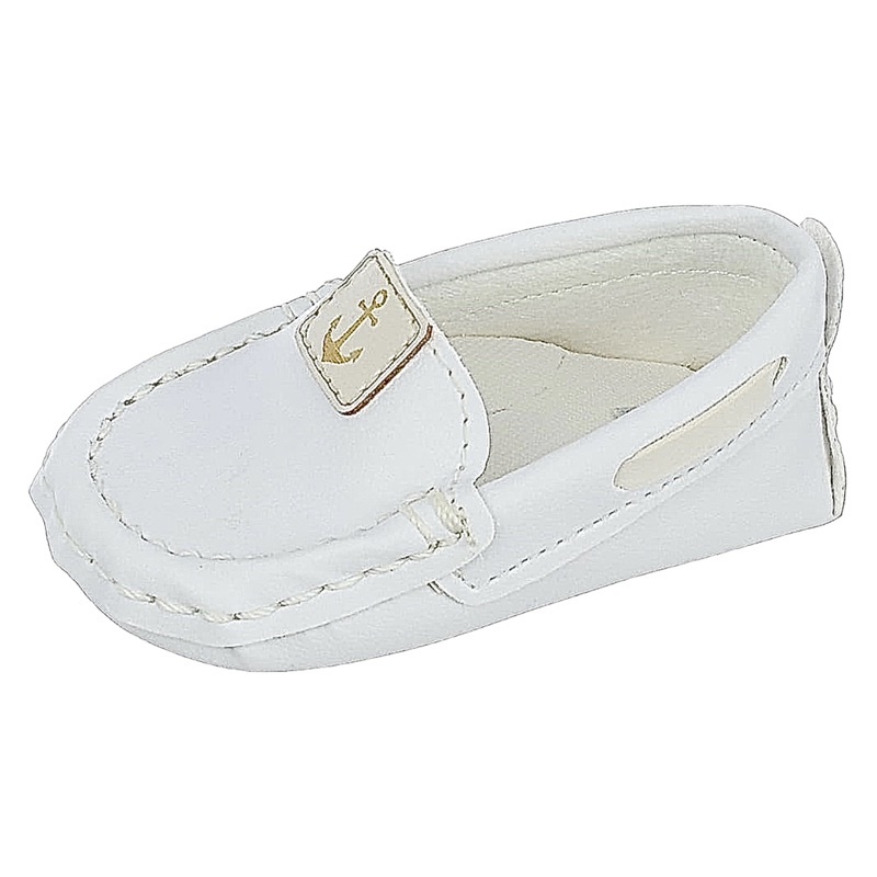 Mocassim clearance branco bebe