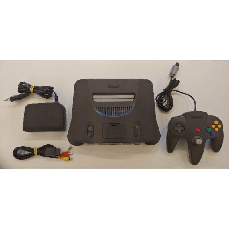 N64 Console Nintendo 64 Console + Cabos + Controle Novo