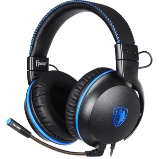 Fone de Ouvido Multiplataforma Headset Gamer Sades Fpower 50mm Pc