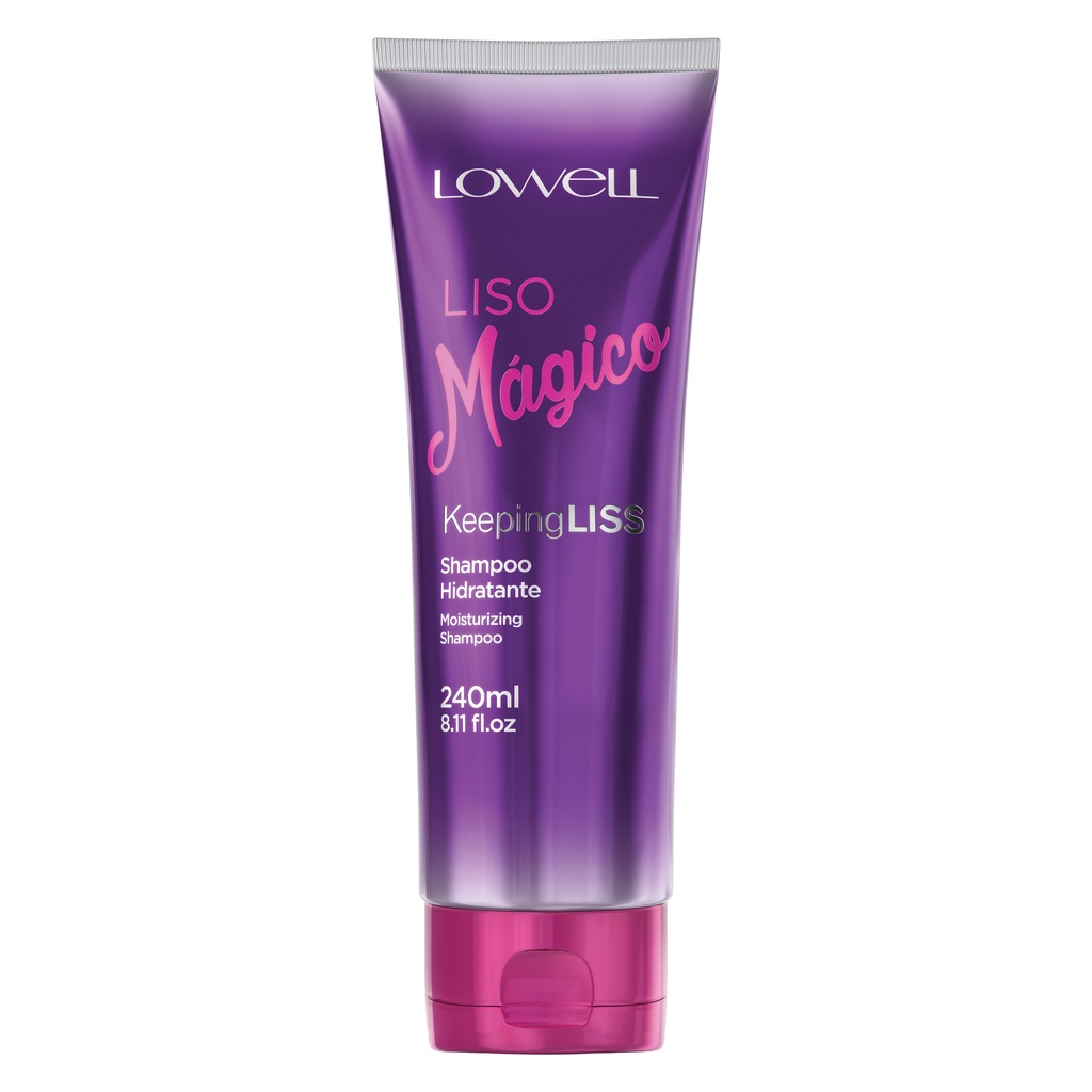 Shampoo Lowell Liso Mágico Hidratante 240ml | Shopee Brasil