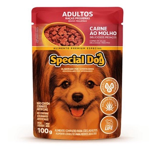 Ração Special Dog Sache Cães Raças Pequenas Carne – 100g