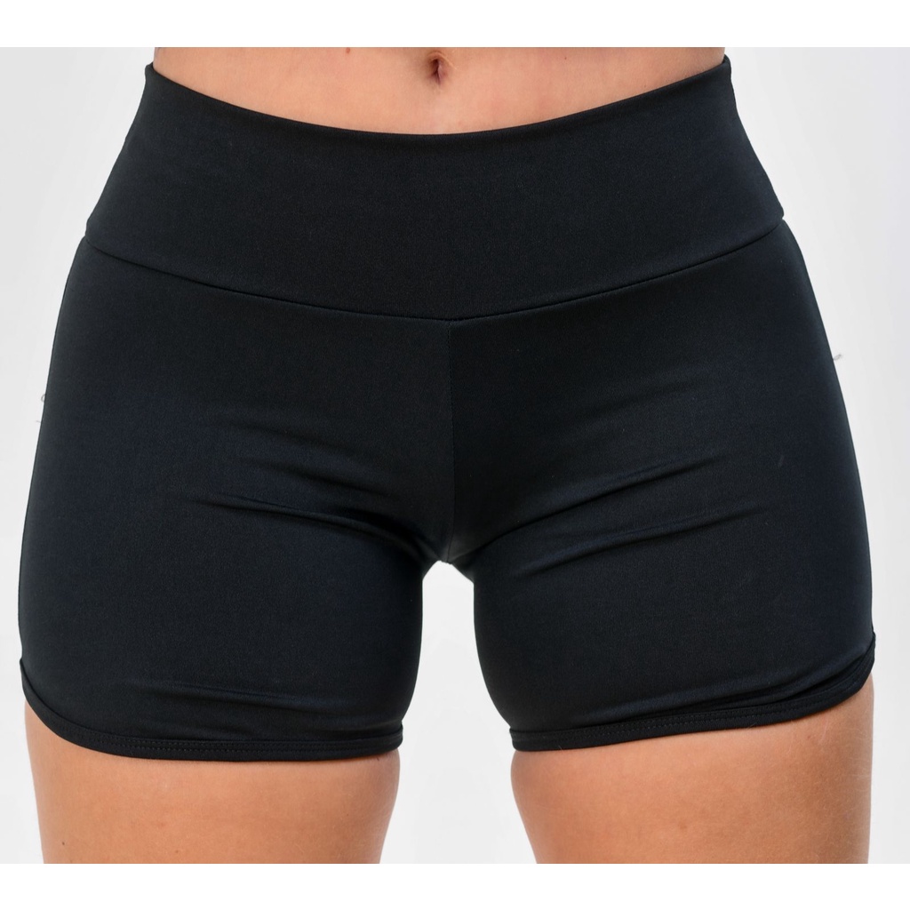 Shorts de Academia Fitness Feminino Cós Alto Suplex Super Power