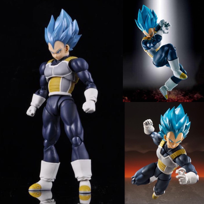 6pcs Dragon Ball Z Figures Set Super Saiyan Goku Son Blue Gokou Vegeta In  Stock