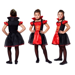 Halloween Fantasia Infantil Menina Vestido Papel Vampiro Fantasia Menina  Menina Dança U