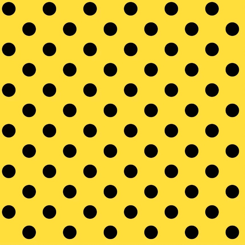 Tricoline Poá Pequeno PP Amarelo - 100% Algodão - Bem Tecidos