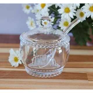 Açucareiro Pearl C/ Tampa 200ml Cristal Wolff 28379