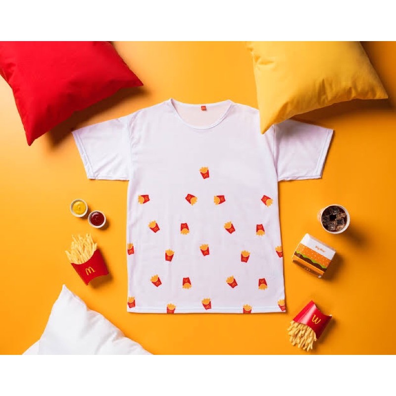 Camiseta BBB 21 Mc Donalds edição limitada estampa de várias Batata Fritas- camisa BBB(a segunda da esquerda para a direita ,última foto)