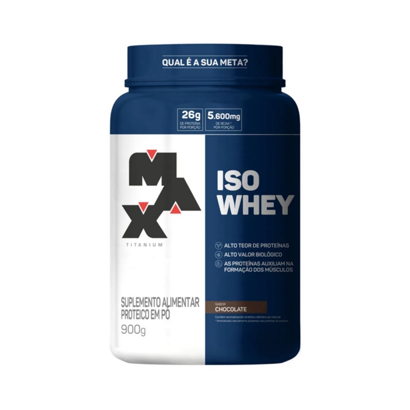 Iso Whey 900g – Max Titanium – Whey Isolado