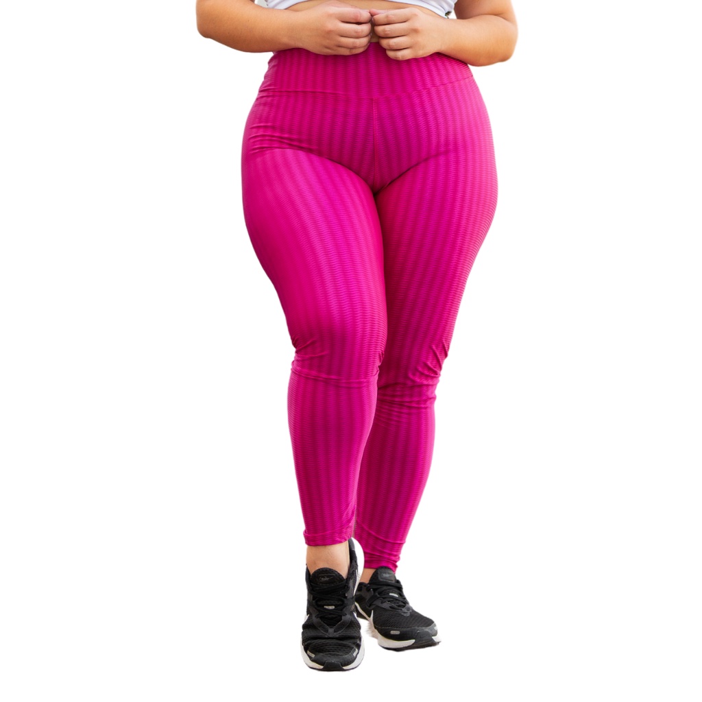 Legging 3D Calça Legue Poliamida Modeladora Fitness Premium