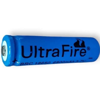 KIt 02 Baterias Recarregáveis 18650 3,7v 6800mah Li-ion Lanterna X900 Caixa JBL Bluetooth
