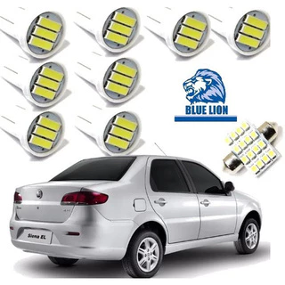 Kit Lâmpada Led Top Fiat Siena G4 2007 2008 2009 2010 2011 F