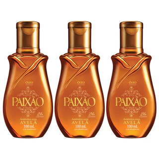 Kit 3 Óleo Paixão Corporal de Amêndoas com Avelã 100ml