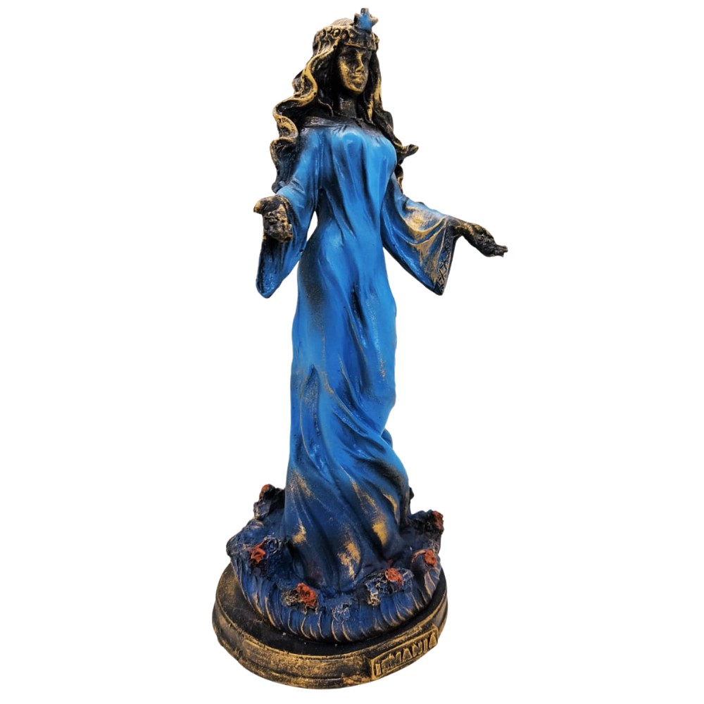 Linda Estatueta Yemanjá Iemanja 25cm Resina Especial | Shopee Brasil