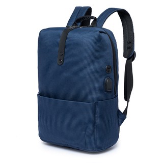 Mochila Escolar Para Notebook Resistente a Água Com USB Casual Básica Anti furto