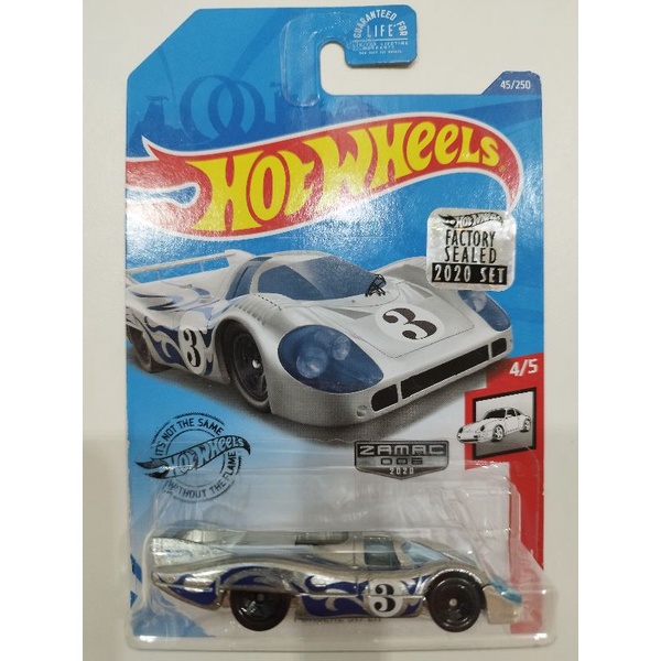 Hot Wheels Porsche 934.5 Zamac Nightburnerz 2018 - Édition Limitée Walmart #5/10, 1:64, Neuf Sous Blister