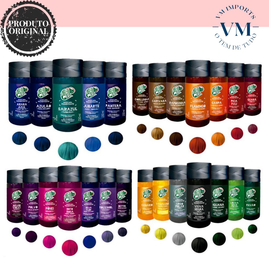 Tonalizante Kamaleão Color 150ml Máscara Pigmentante - Escolha Sua Cor