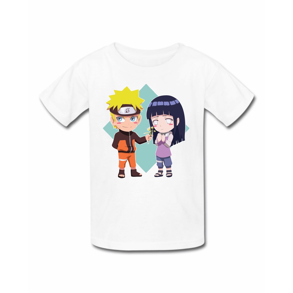 Roupa infantil Camisa Camiseta Menino Menina Naruto Hinata Sakura