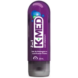 KMED ROXO 2 EM 1 LUBRIFICANTE INTIMO ÍNTIMO GEL MASSAGEM 200G em Oferta na Shopee