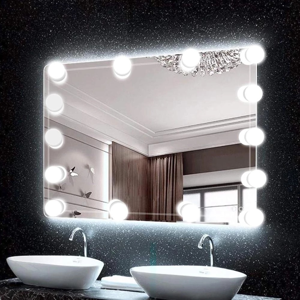 Kit 10 Luzes Lampada Led Para Espelho | Shopee Brasil
