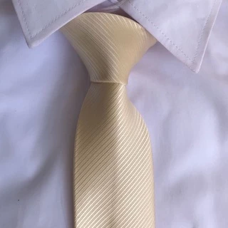 Gravata Slim Pérola Nude Para Padrinhos de Casamento Noivos